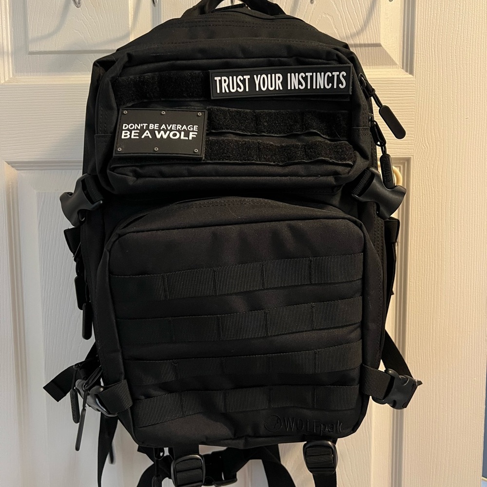 WolfPak 35L Black Tactical Backpack